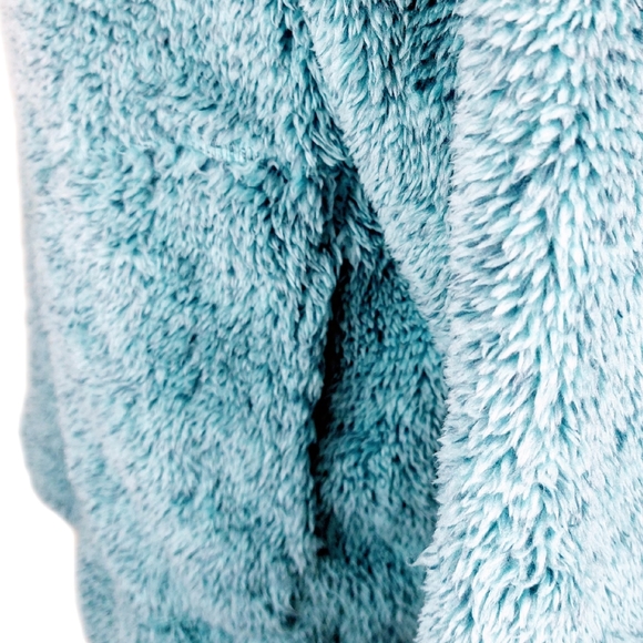 Soft Surroundings Womens Teal Soft & Plush 1/4 Zip Pullover Size Medium - Picture 6 of 7